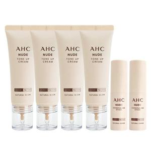 [AHC]AHC 누드 톤업 크림 40ml 4개+컨실링 커버 스틱 10ml 2개