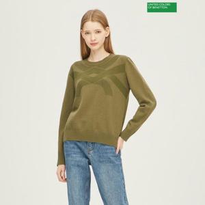 [베네통]베네통 Benetton logo jacquard sweater 2F_1135U1044_14K