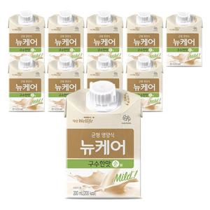 대상웰라이프 뉴케어 구수한맛 순 200ml x 10팩