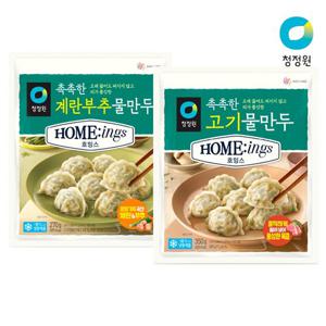 청정원 호밍스 촉촉한 계란부추물만두270gx2개 + 고기물만두350gx2개