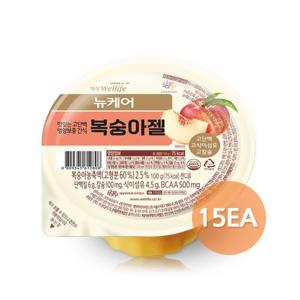 대상웰라이프 뉴케어 복숭아젤 100g x 15개