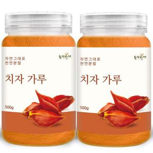 [동의한재] 수입 치자 가루 분말 500g x 2개