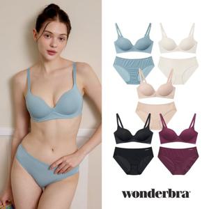 ★10종세트★[Wonderbra] 일체형 볼륨 몰드 노와이어 브라팬티 10종세트 택 1