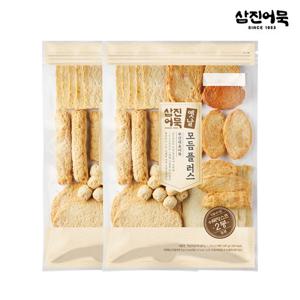 [삼진어묵] 장인의 정성이 담긴 옛날모듬어묵 플러스 (1.1kg) x 2개