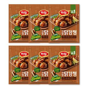 [하림] 간장닭강정 250g x 6봉