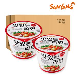 삼양 맛있는라면 큰컵 16입