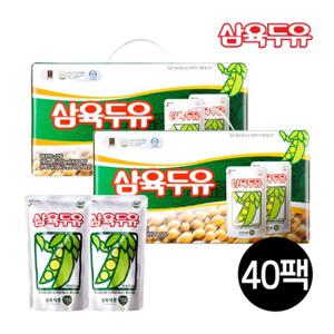 [삼육두유] 두유 파우치 190ml x 40팩