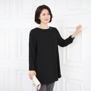 여성 엄마옷 보석포인트 무지 롱블라우스 BL103026 중년여성의류/50대/60대/마담/빅사이즈/할머니옷