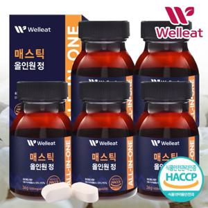 [웰리트]HACCP인증 매스틱 올인원정 60정 X 5박스(300정)