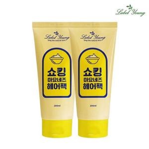 [라벨영]쇼킹 마요네즈 헤어팩 200ml / 2개