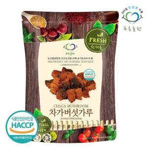 [푸른들판] 러시아 시베리안 차가 버섯 분말 가루 100% haccp 인증 100gx2봉