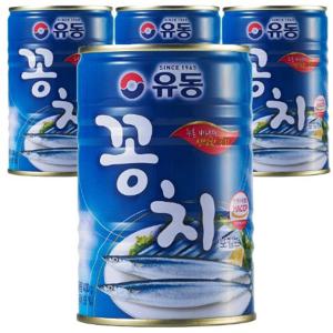 유동 꽁치 통조림 400g x 4캔