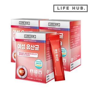 라이프허브 여성 유산균 3세트(2g x 90포)