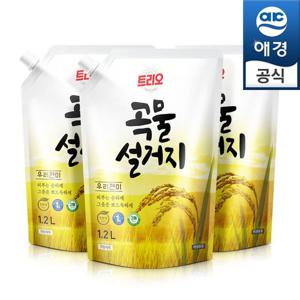 트리오 곡물설거지 우리현미 1200ml×3개