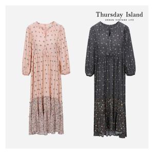 [써스데이아일랜드][Thursday Island] 페턴 믹스 루즈 원피스(T222MOP139W)