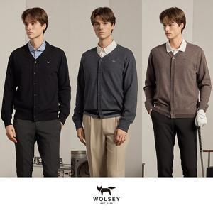 [WOLSEY] 24FW 울시 남성  울블렌디드 가디건 3종