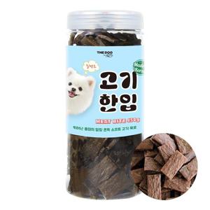 강아지 고기한입 소프트 육포 져키 칠면조 450g