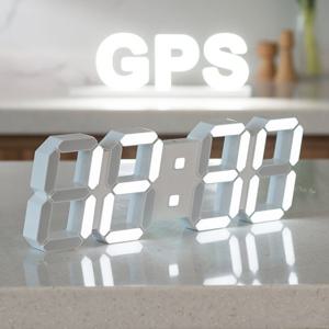 국산 플라이토 위성 GPS 인테리어 LED 벽시계 38cm / 포토사은품