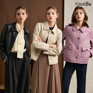 [KayeSu] 케이수 24FW 에픽 램스킨 양가죽 자켓 1종