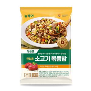 [대상웰라이프] 뉴케어 당플랜 렌틸콩 소고기 볶음밥 300g, 6개 /맛있어서 인기 많은 건강볶음밥