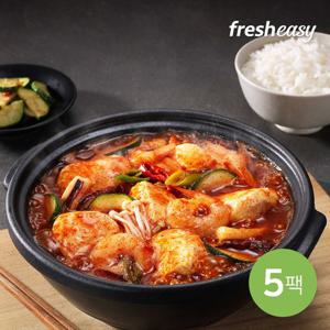 [프레시지] 짬뽕순두부찌개 2인분 x5팩 (냉장)