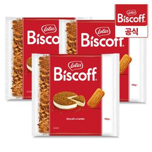 로투스 비스코프 크럼블 750g x 3개 / 커피과자 수입 과자 대용량 크래커 비스킷 베이킹 재료