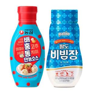 갤러리아_농심 배홍동 만능소스 300g+팔도 비빔장 시그니처 소스 380g