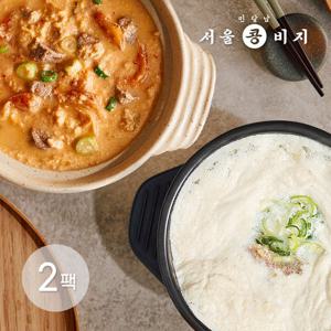 [서울콩비지] 콩비지 2팩 SET (비지탕1+김치찌개1)