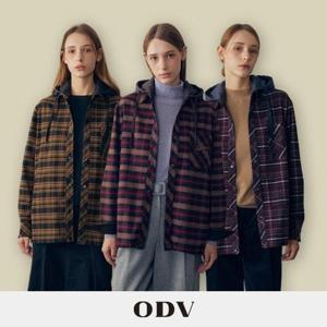 [ODV]24FW  체크 후드 아우터 1종