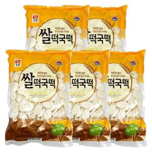 [사조오양] 쌀 떡국떡 1kg X 5봉