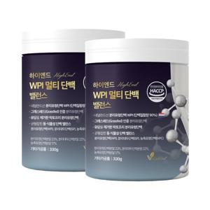 하이엔드 WPI 멀티 단백 밸런스 330g 2병