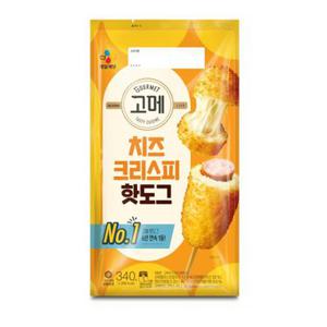 씨제이 고메 치즈크리스피 핫도그 340G