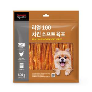 홈플러스시그니처 리얼100 치킨 소프트 육포 600G 애견간식