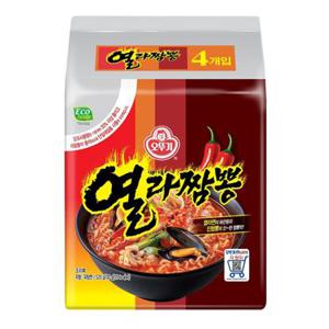 오뚜기 열라짬뽕 130G*4