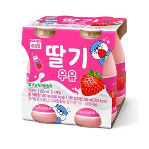 푸르밀 딸기우유 225ML*4