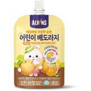 엘빈즈 매일매일 건강한습관 어린이 배도라지 80ML