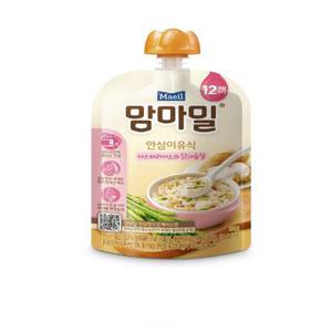 매일유업 맘마밀 안심 이유식 아스파라거스와 닭가슴살 12개월 100G