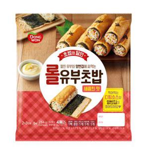 동원 롤 유부초밥 새콤한맛 254G