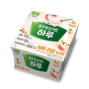 풀무원 다논 하루 요거트 복숭아 80G*4