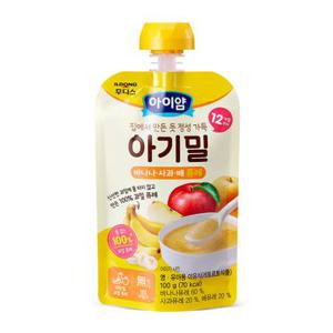 일동후디스 아이얌 바나나사과배퓨레 100G