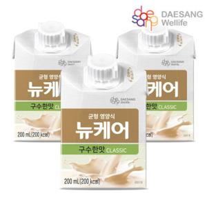 뉴케어 구수한맛 200ml x 30팩 / 클래식 아셉틱팩 환자식 균형영양식 식사대용 가장친숙한맛