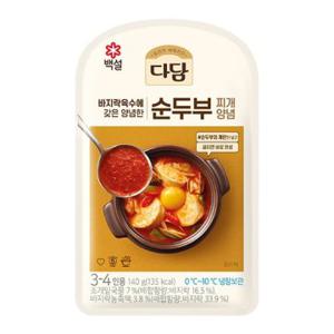 CJ 다담 바지락순두부 (140G)