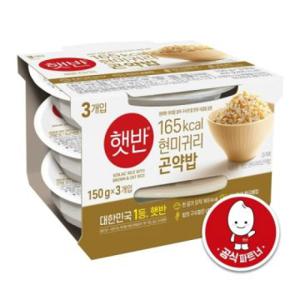 씨제이 햇반 현미귀리곤약밥 (150G*3입)