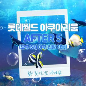 롯데월드 아쿠아리움 AFTER 5 입장권 9월