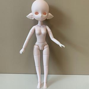 TEMU 사람들을위한 BJD 인형 시뮬레이션 인형, 소년 소녀를위한 귀여운 Kawaii BJD 인형 선물, 상단을 열 수 있음, 18 관절