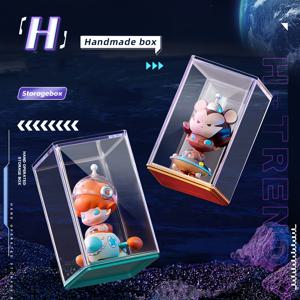 TEMU 6개 boneka penyimpanan, display buta, boneka tahan transparan