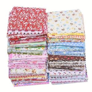 TEMU 60pcs/100pcs 3.9*3.9in 천 세트 DIY 꽃 천 머리 부근, 수제 인형, 수제 패치워크, 작은 천 블록, 재미있는 수공예|원단