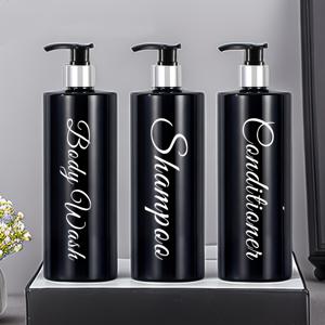 TEMU 3pcs 샴푸 컨디셔너 500ml, 로션 디스펜서, 샤워, 욕실 및 주방 용품용 저장병, 홈 데코, 가정용 가구