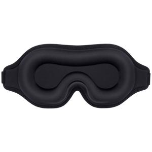 TEMU 1pc Blockout Light 3D Contoured Blindfold, 여행용 휴식 요가 명상을위한 조절 가능한 스트랩이있는 수면 아이 마스크