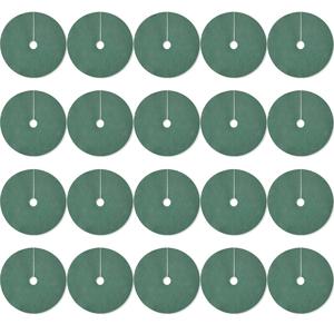 TEMU 20개 부직포 나무 멀칭 링, 잡초 방지 매트, 분해 가능한 나무 멀칭, 잡초 성장 억제 및 조경 잡초 제어 식물 뿌리 보호용